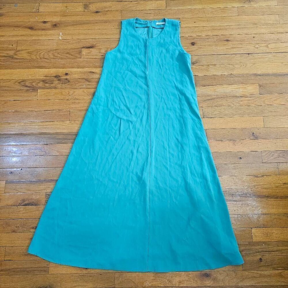 MM LaFleur Green Midi Sheath Dress Size Medium